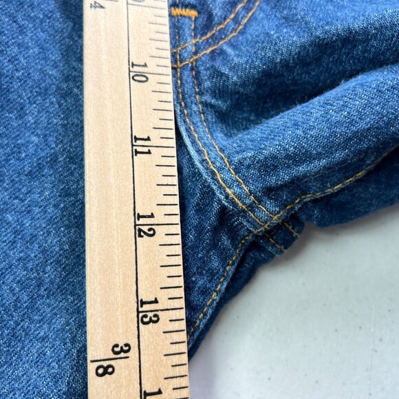 Vintage Levis 505 Jeans Mens 36 X 33 Orange Tab Straight Leg Made In The USA - Picture 8 of 9